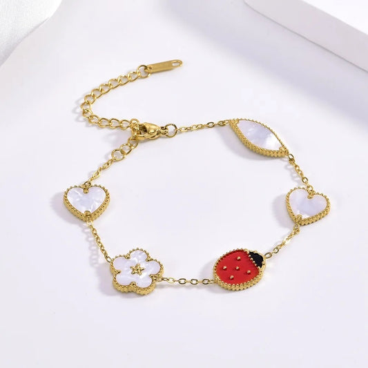 Ladybug bracelet