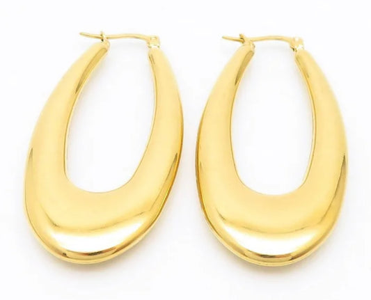 Tammy hoop earrings (gold)