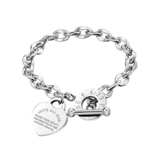 JewelME Heart Chain Bracelet