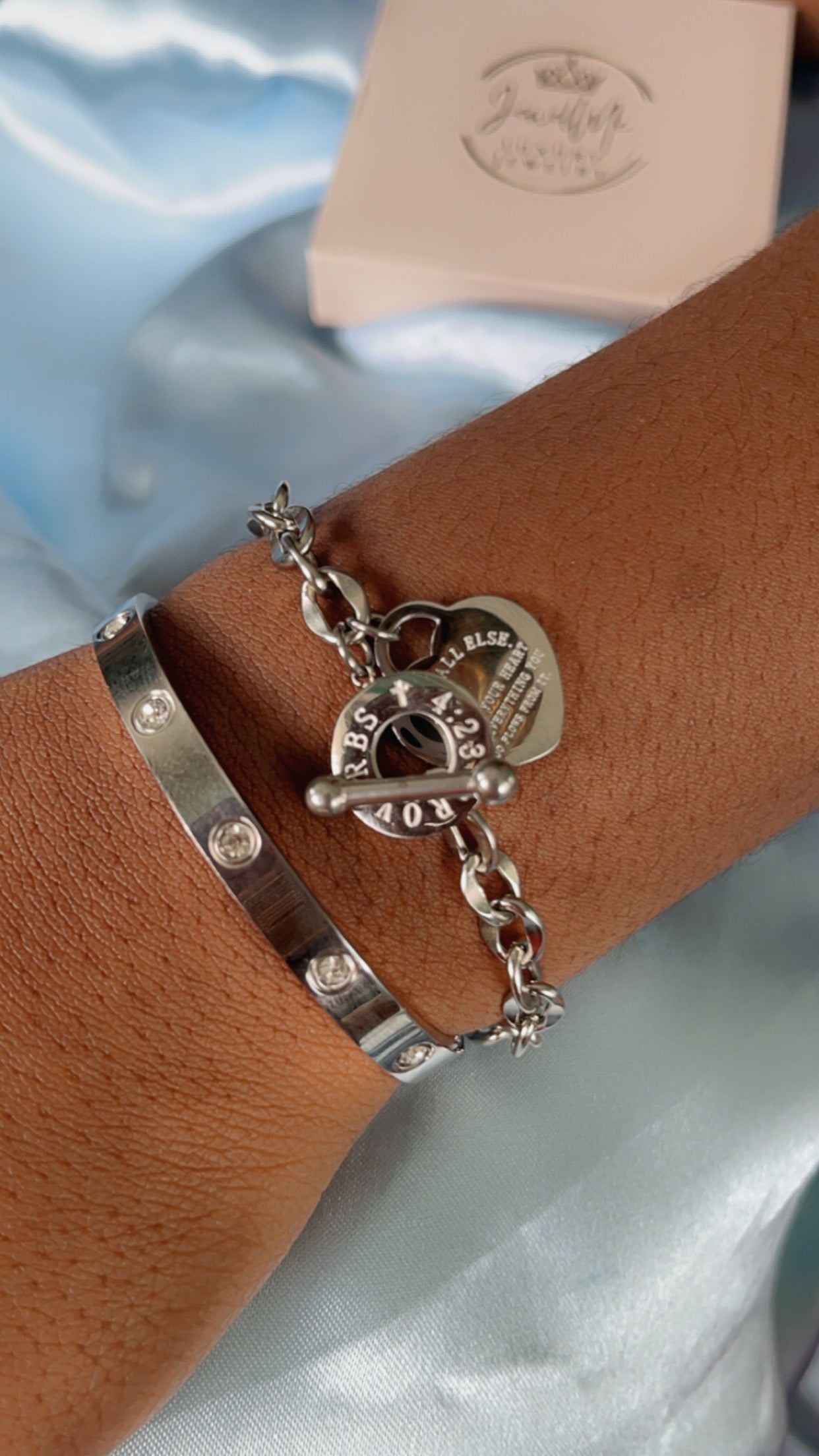 JewelME Heart Chain Bracelet