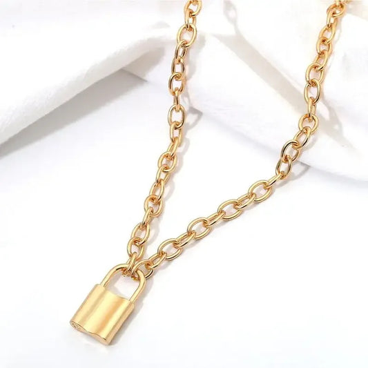 Lock Necklace (gold)