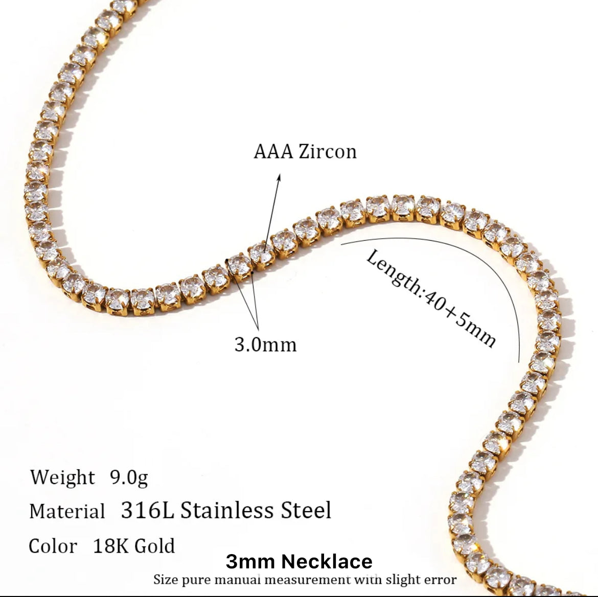 Diamond Tennis Necklace